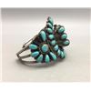 Image 4 : Vintage Turquoise Cluster Watch Bracelet