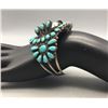 Image 9 : Vintage Turquoise Cluster Watch Bracelet