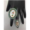 Image 2 : 2 Zuni Rings with Needle Point Work