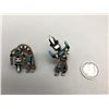 Image 3 : 2 Rainbow Man Inlay Rings