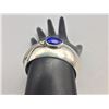 Image 10 : Sterling Silver and Lapis Bracelet