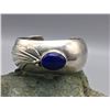 Image 1 : Sterling Silver and Lapis Bracelet