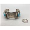 Image 2 : Vintage Turquoise Watch Cuff Bracelet