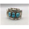 Image 3 : Vintage Turquoise Watch Cuff Bracelet