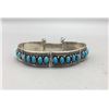Image 1 : Turquoise Cluster Link Style Bracelet