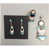 Image 8 : Zuni Inlay Olla Maiden Set