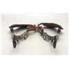 Image 21 : Double Mounted Hand Engraved L and M Spurs
