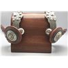 Image 3 : Double Mounted Hand Engraved L and M Spurs