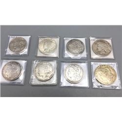 8 Silver Dollars
