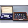 Image 1 : Numerous Sterling Silver Mini Proof Coin and Sterling Silver Flags