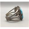 Image 4 : Vintage 3 Stone Turquoise Bracelet