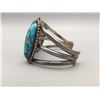 Image 6 : Vintage 3 Stone Turquoise Bracelet