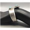 Image 9 : Unique 2 Turquoise Stone Cast Bracelet