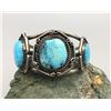 Image 2 : Vintage 3 Stone Turquoise Bracelet