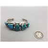 Image 3 : 5 Stone Turquoise Bracelet