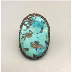 Large Stone Turquoise Ring