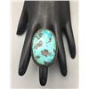 Image 2 : Large Stone Turquoise Ring