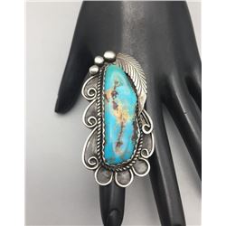 Large Stone Turquoise Ring