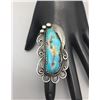 Image 1 : Large Stone Turquoise Ring