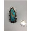 Image 3 : Large Stone Turquoise Ring
