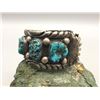 Image 10 : Larger 6-Stone Turquoise Watch Cuff