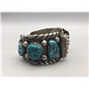 Image 1 : Larger 6-Stone Turquoise Watch Cuff