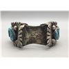 Image 2 : Larger 6-Stone Turquoise Watch Cuff