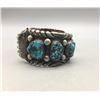 Image 3 : Larger 6-Stone Turquoise Watch Cuff