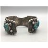 Image 4 : Larger 6-Stone Turquoise Watch Cuff
