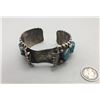 Image 9 : Larger 6-Stone Turquoise Watch Cuff