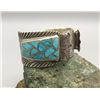 Image 10 : Turquoise Fish Scale Inlay Watch Cuff