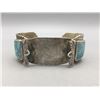 Image 2 : Turquoise Fish Scale Inlay Watch Cuff