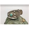 Image 1 : Vintage Turquoise and Sterling Silver Bracelet