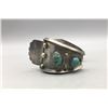 Image 4 : Vintage Turquoise and Sterling Silver Bracelet