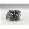 Image 4 : Vintage 4 Stone Turquoise  Watch Bracelet