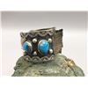 Image 8 : Vintage 4 Stone Turquoise  Watch Bracelet