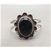 Image 1 : Onyx and Sterling Silver Bracelet