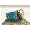 Image 11 : Turquoise Fish Scale Inlay Watch Cuff