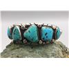 Image 8 : Vintage 5 Stone Turquoise Bracelet