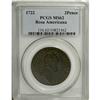 Image 3 : (1722) Rosa Americana Twopence MS62 Brown PCGS. 