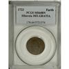 Image 1 : 1723 FARTH Hibernia Farthing, DEI GRATIA MS64 Brown PC 