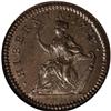 Image 2 : 1723 1/2P Hibernia Halfpenny MS66 Brown NGC. Breen-150 