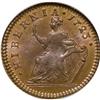 Image 2 : 1723 1/2P Hibernia Halfpenny MS65 Red and Brown PCGS. 