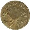 Image 1 : 1767-A 9DEN French Colonies Copper Sou, RF Counterstam 