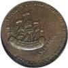 Image 2 : 1766 1/2P Pitt Halfpenny AU55 PCGS. Breen-251. Listed 