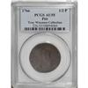 Image 3 : 1766 1/2P Pitt Halfpenny AU55 PCGS. Breen-251. Listed 