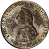 Image 1 : 1766 1/2P Pitt Halfpenny, Silvered AU55 NGC. Breen-252 
