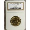 Image 3 : 1766 1/2P Pitt Halfpenny, Silvered AU55 NGC. Breen-252 