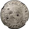 Image 1 : 1776 $1 Continental Dollar, CURRENCY, Pewter VF35 NGC. 