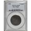 Image 3 : 1785 COPPER Connecticut Copper, Bust Right AU58 PCGS. 